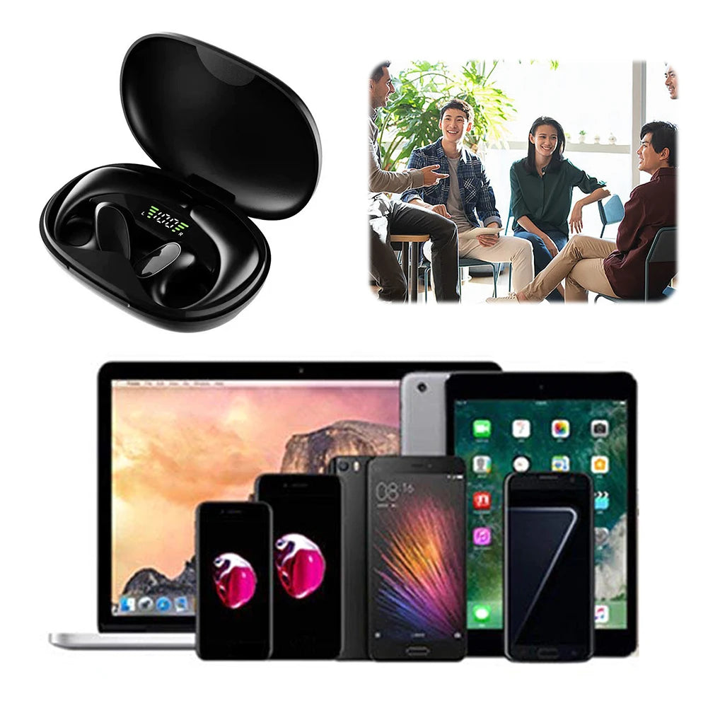 Language Translation Earbuds 144 Languages Bluetooth 5.1 Real Time Two Way Voice Translator Earbuds for Android and iOS