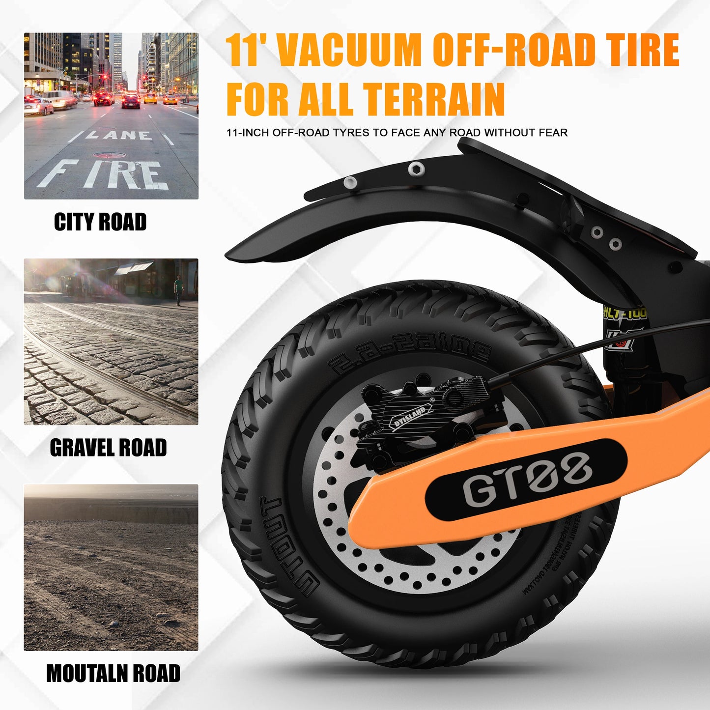Arwibon 5600W Adult Electric Scooter Dual Motor Top Speed 46MPH 60V 27AH 11 Inch Off Road Tires Sport Folding eScooter with Seat