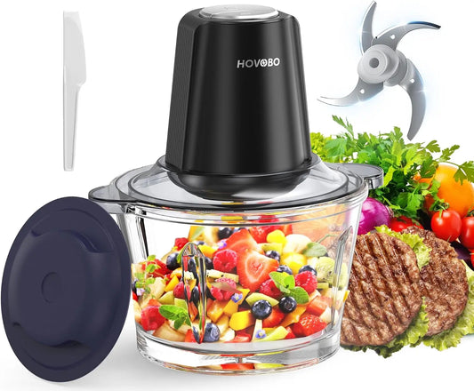 Electric Food Processor 500W Meat Grinder Food Chopper 2 Speed Kitchen Cutter for Vegetables