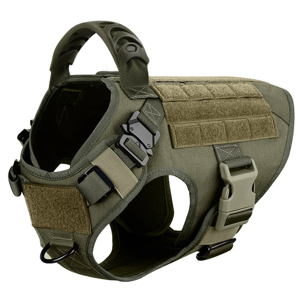 Large Dog Harness and Leash Set for German Shepherd and Malinois Training Walking Vest for Medium and Large Dogs